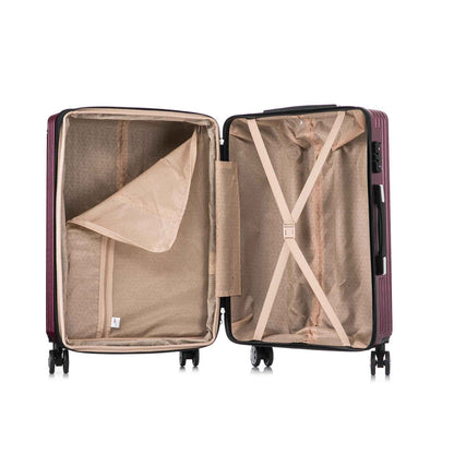Santino MZV204J 3-Piece Dublin Rigid Luggage Set 360°