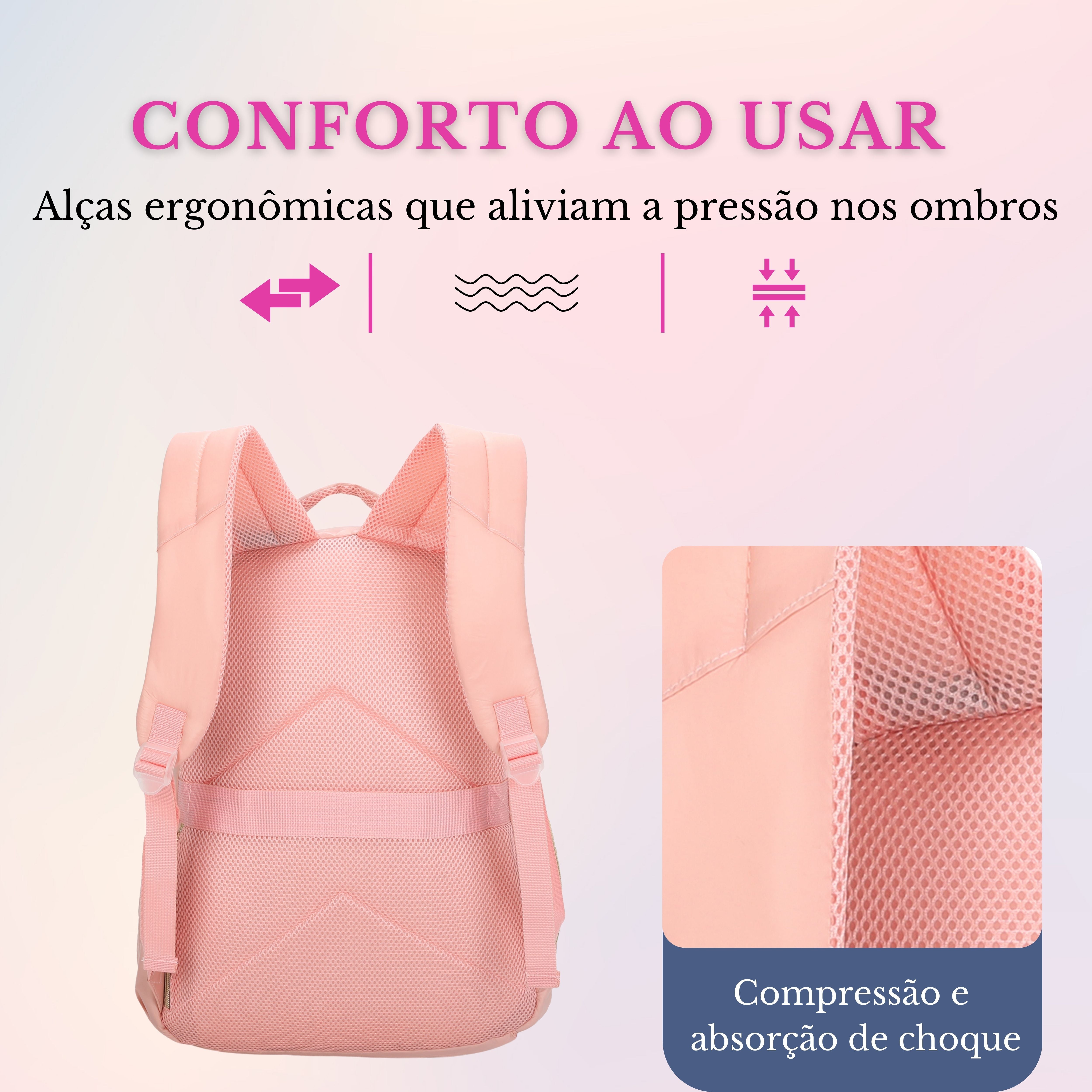 Grace Santino Backpack Bag - SAB414U62 - Light Pink