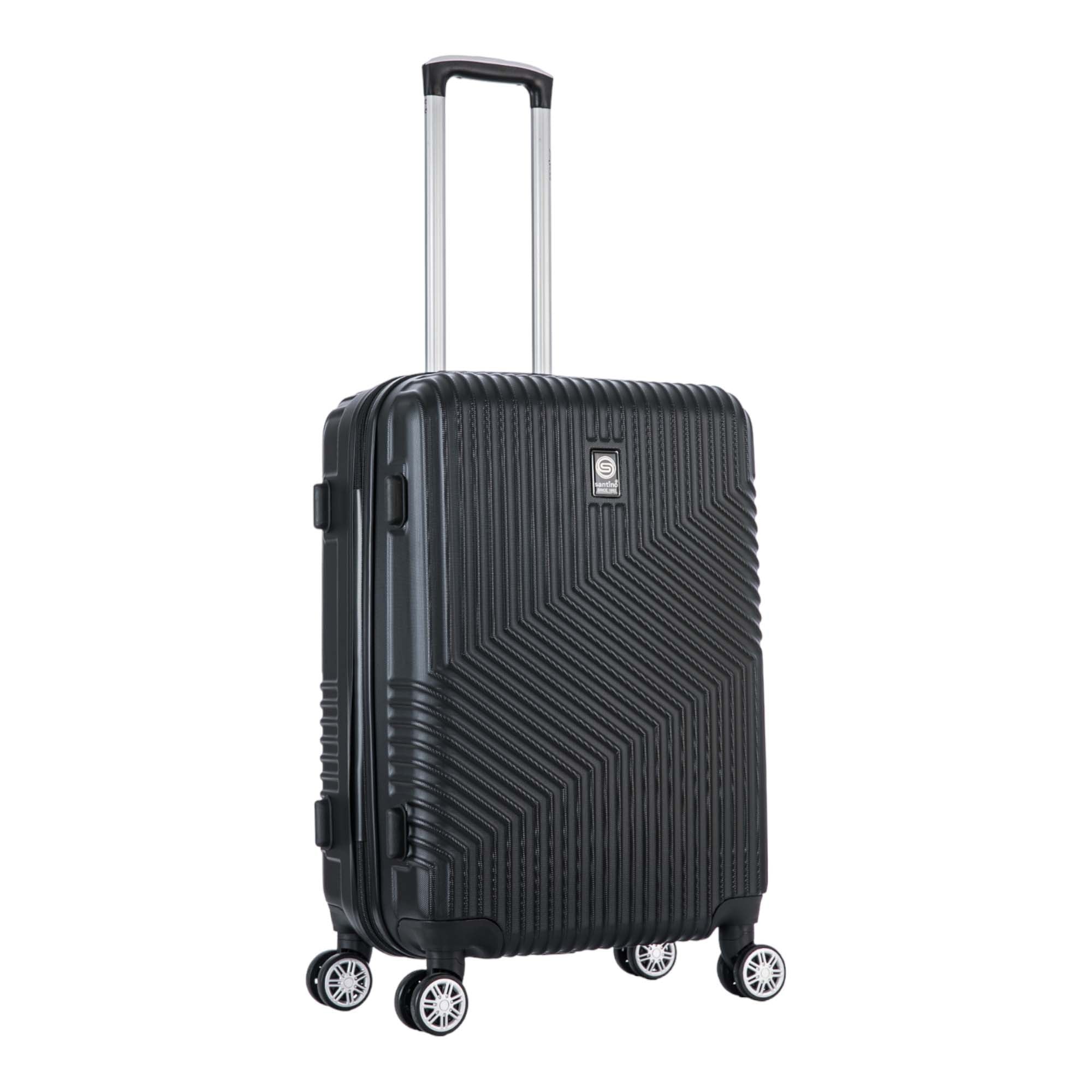 Santino Geometric Rigid 360° Travel Suitcase - ASAV7003G