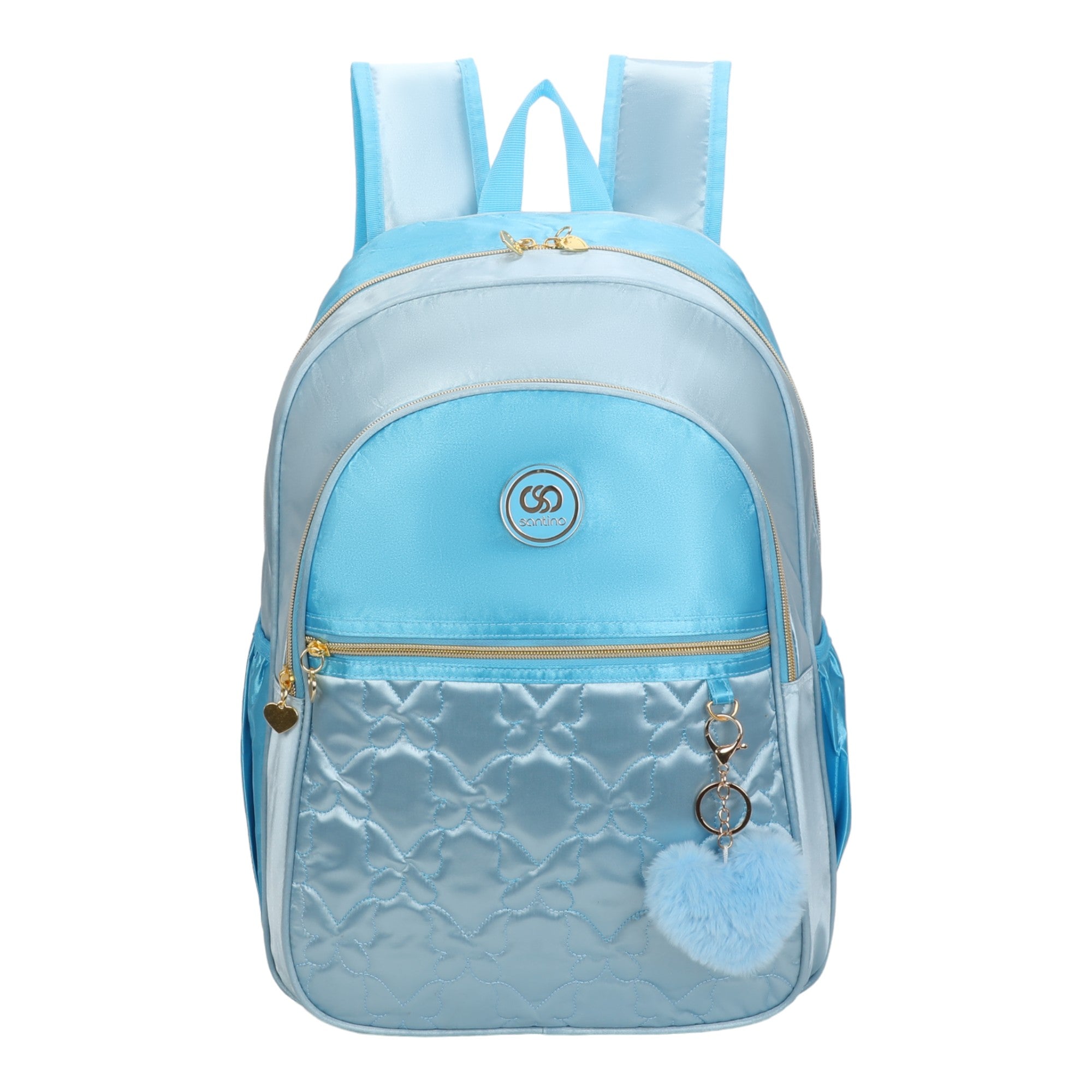 Sweet Girl Butterfly Backpack by Santino Polyester SAM230U Light Blue
