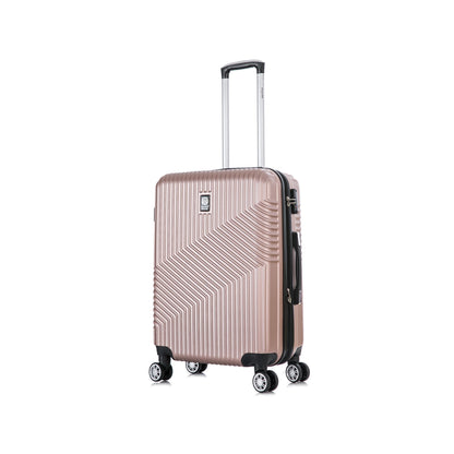 Santino Geometric 3-Piece Rigid 360° Luggage Set - SAV7003J