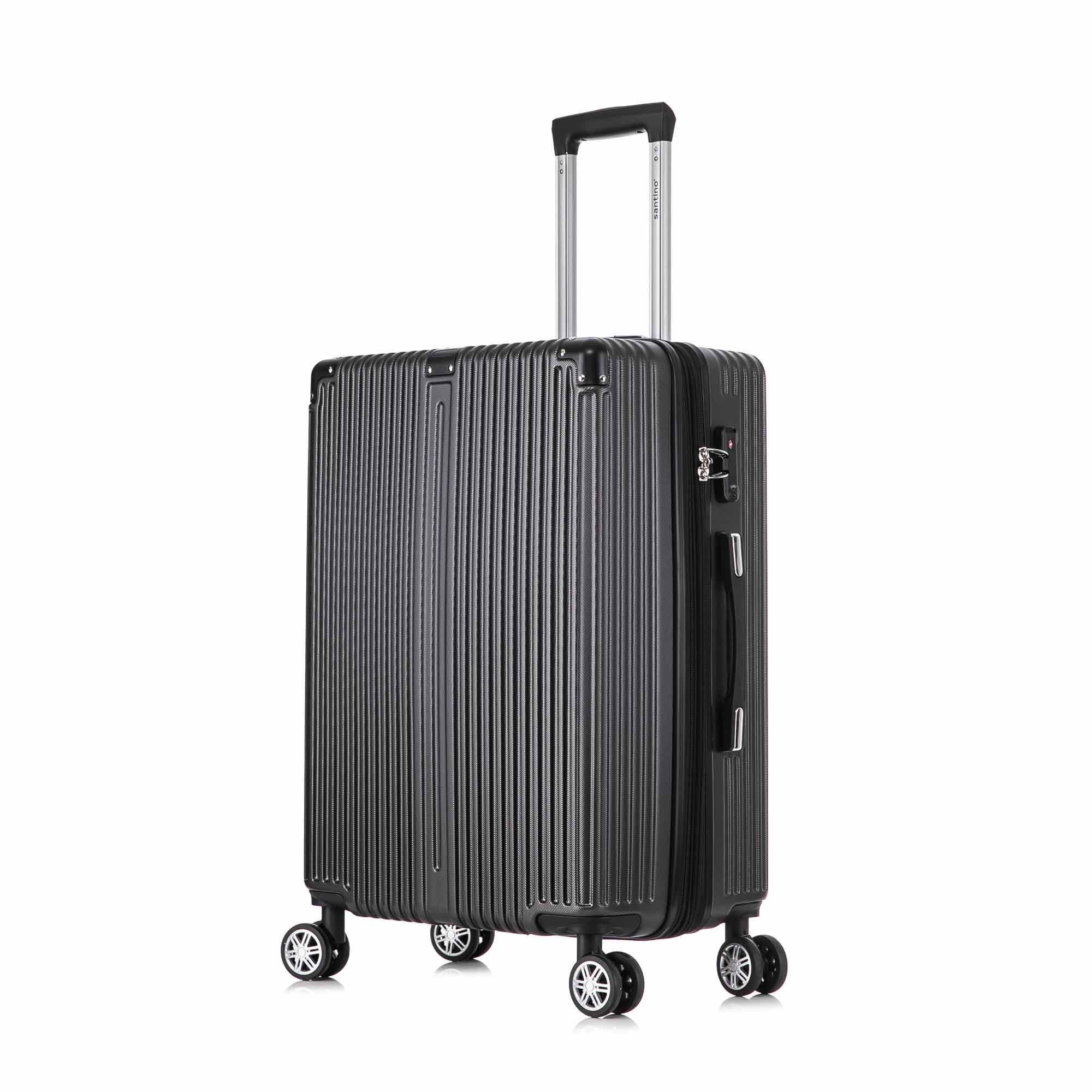 Santino MZV204J 3-Piece Dublin Rigid Luggage Set 360°
