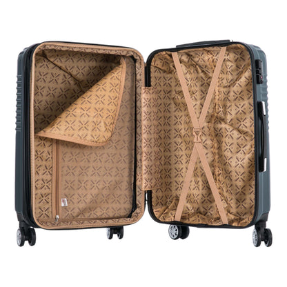 Santino Geometric Rigid 360° Travel Suitcase - ASAV7003G