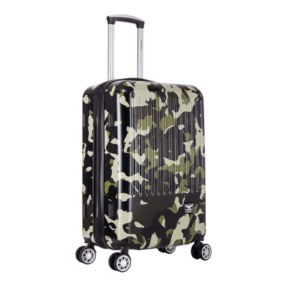 Santino M 360° Camouflage Hardside Travel Suitcase - AHSV220M