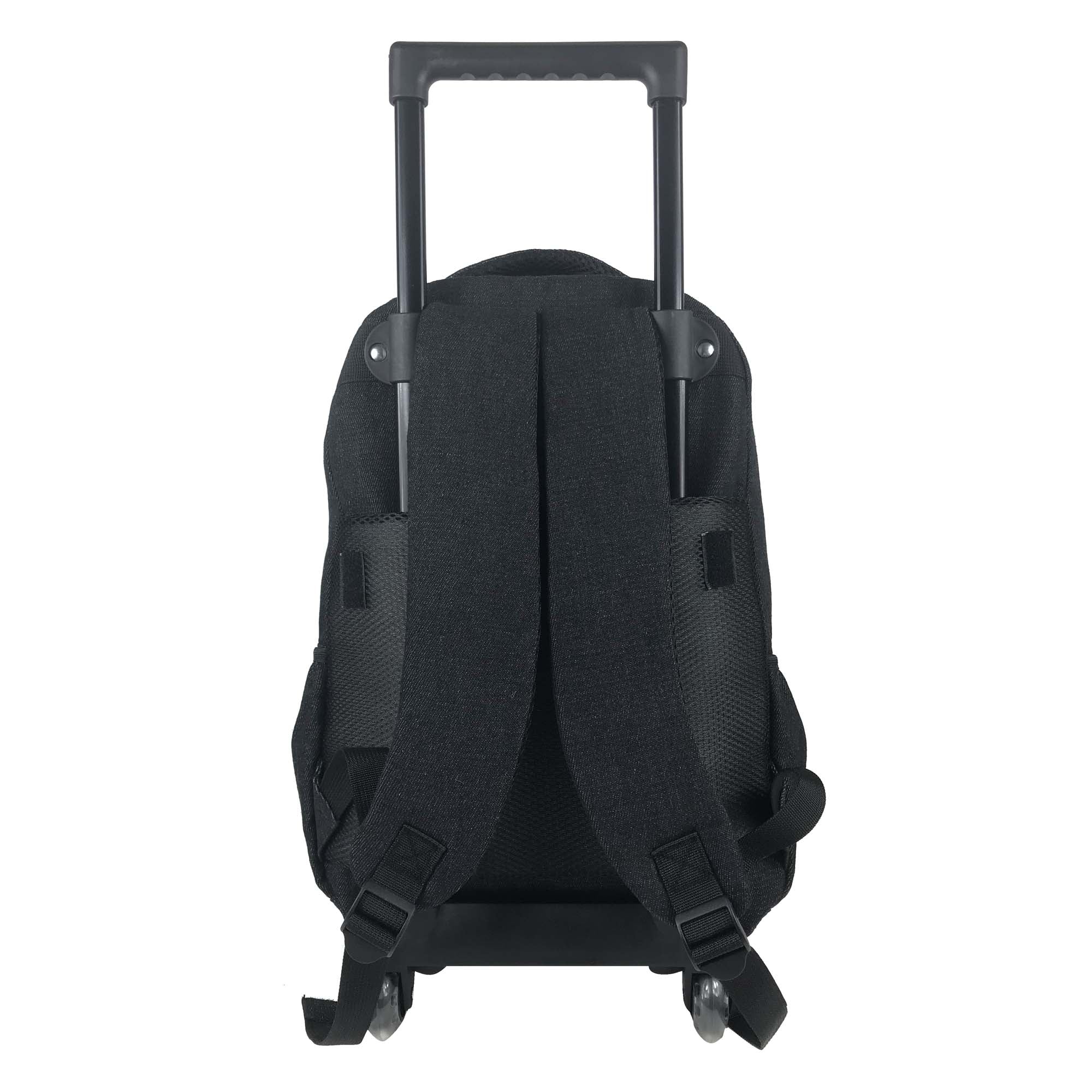 Mar del Plata Youth Backpack With Wheels Lili July Black - LJC18201