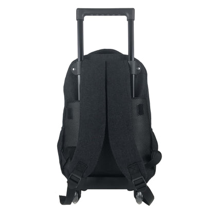 Mar del Plata Youth Backpack With Wheels Lili July Black - LJC18201