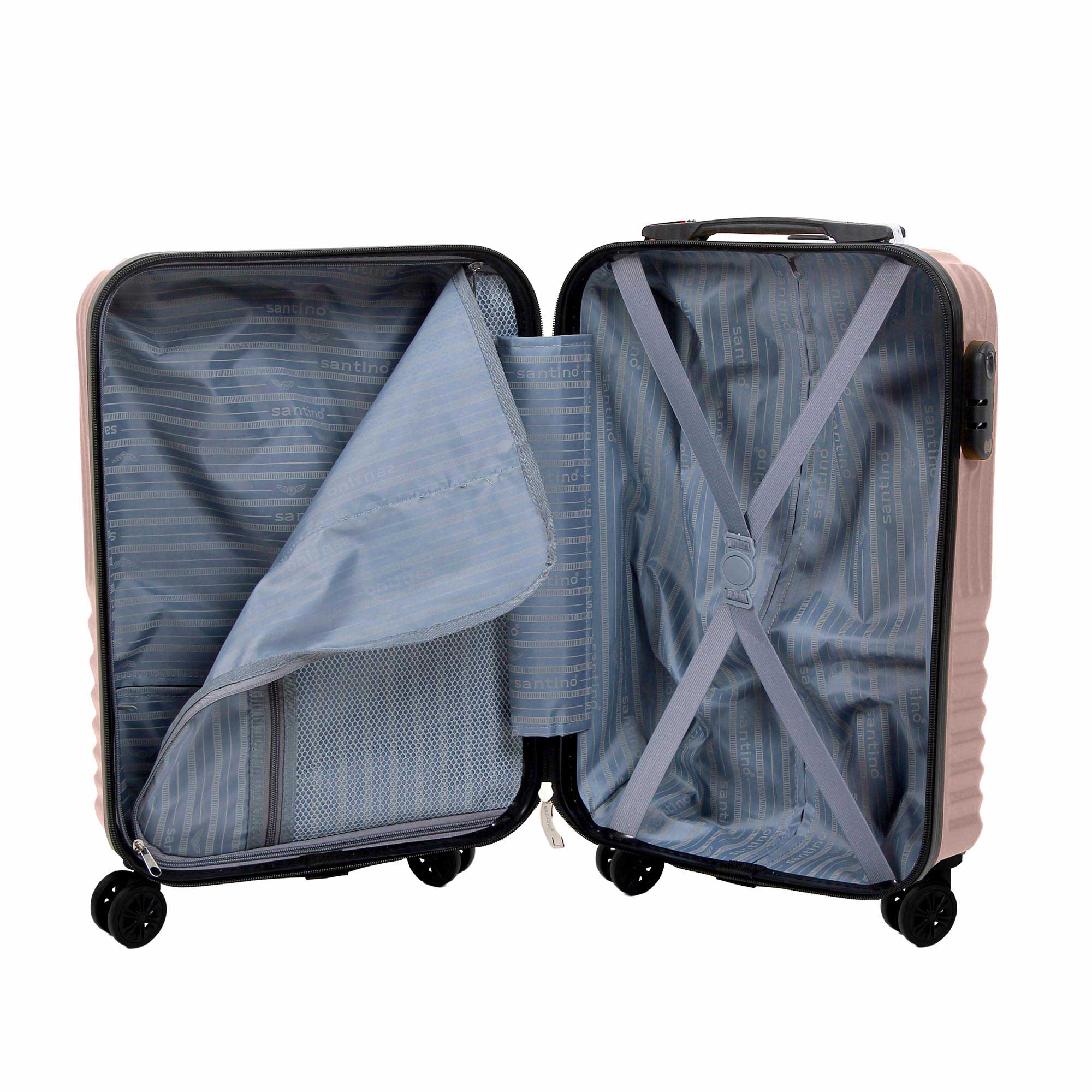 Vancouver Rigid Carry-On Suitcase with 4 Wheels 360º Santino AMZV205S
