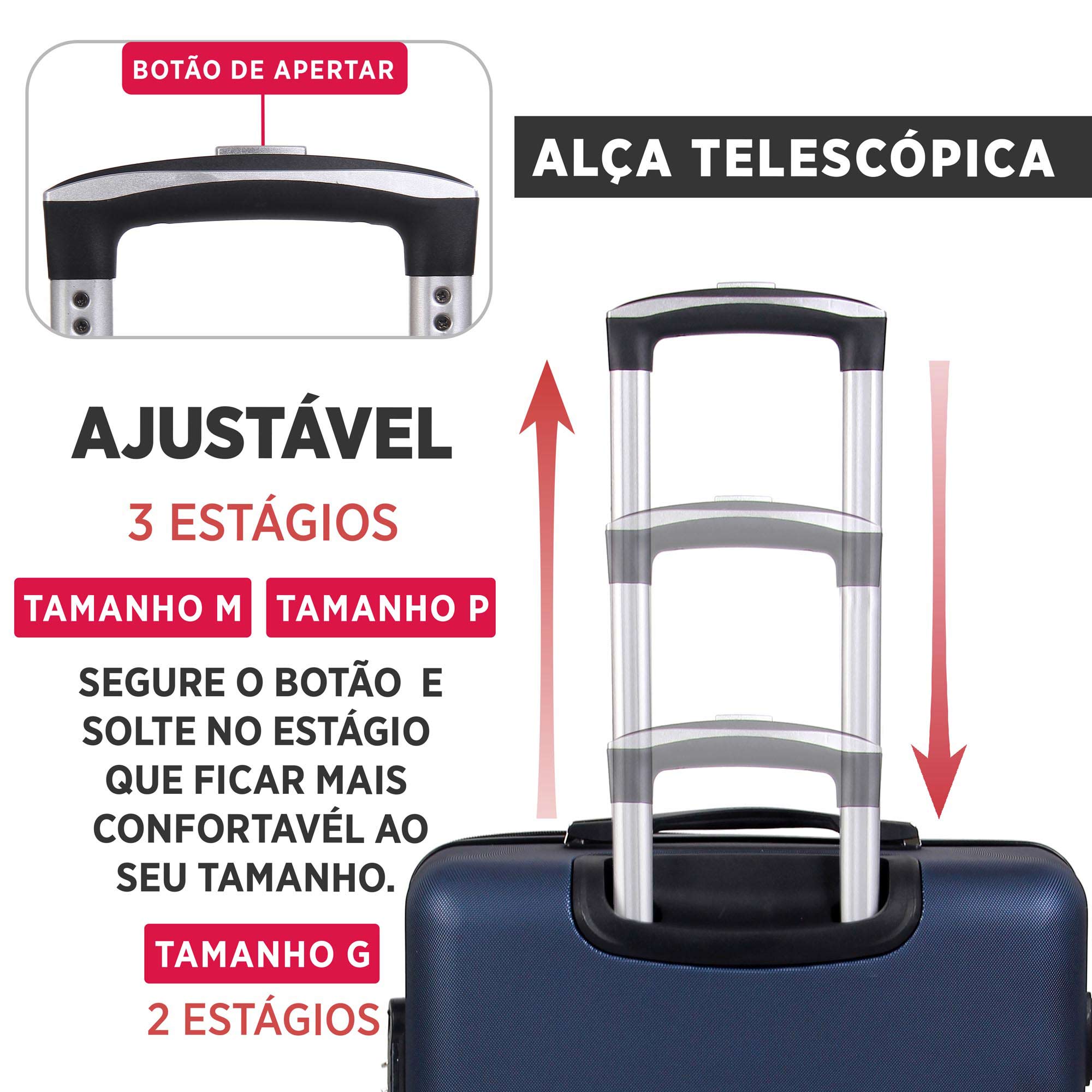 Santino 360° Rigid Holland Carry On Suitcase - AMZV202P