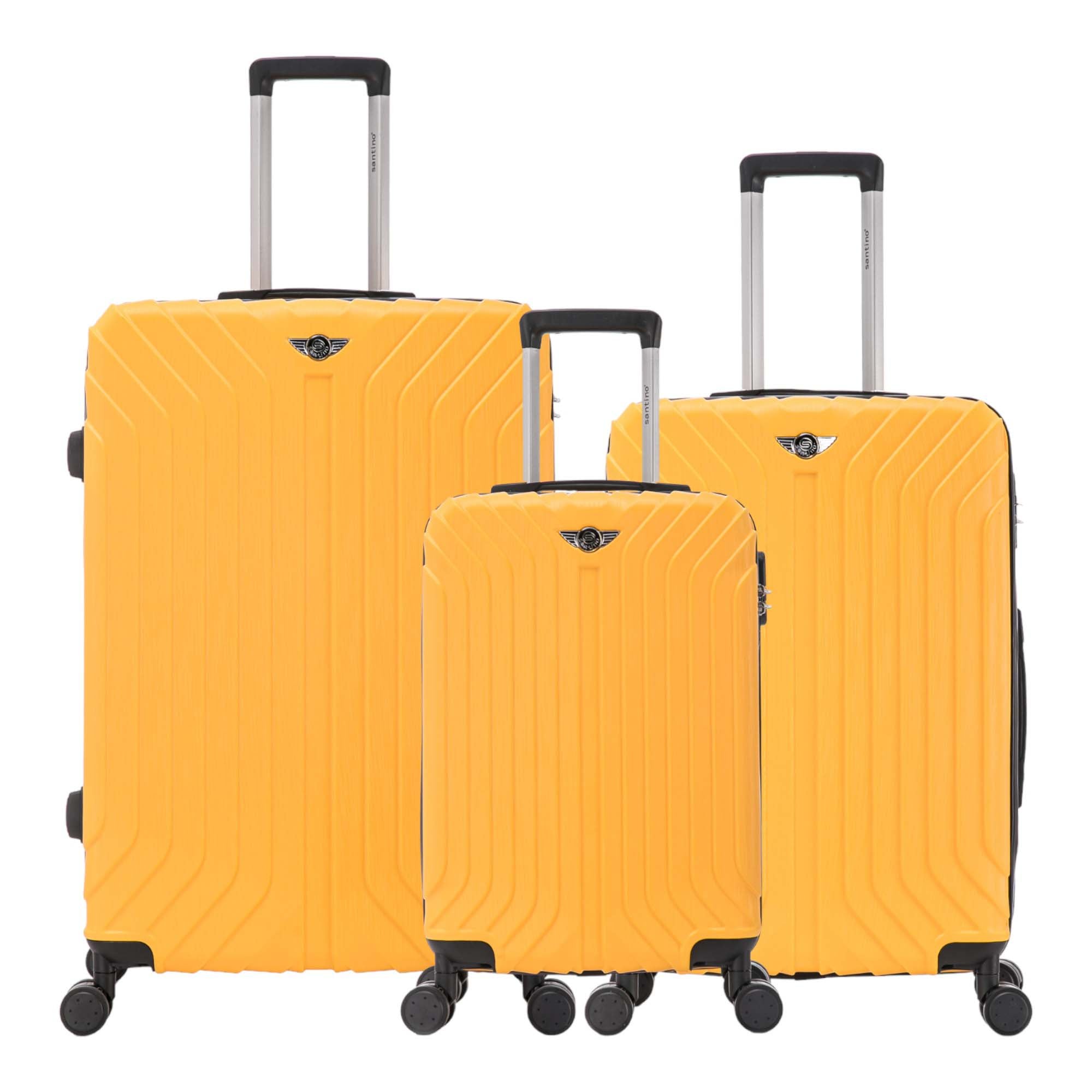 Liberty Statue 3-Piece Rigid Luggage Set Santino MZV502J