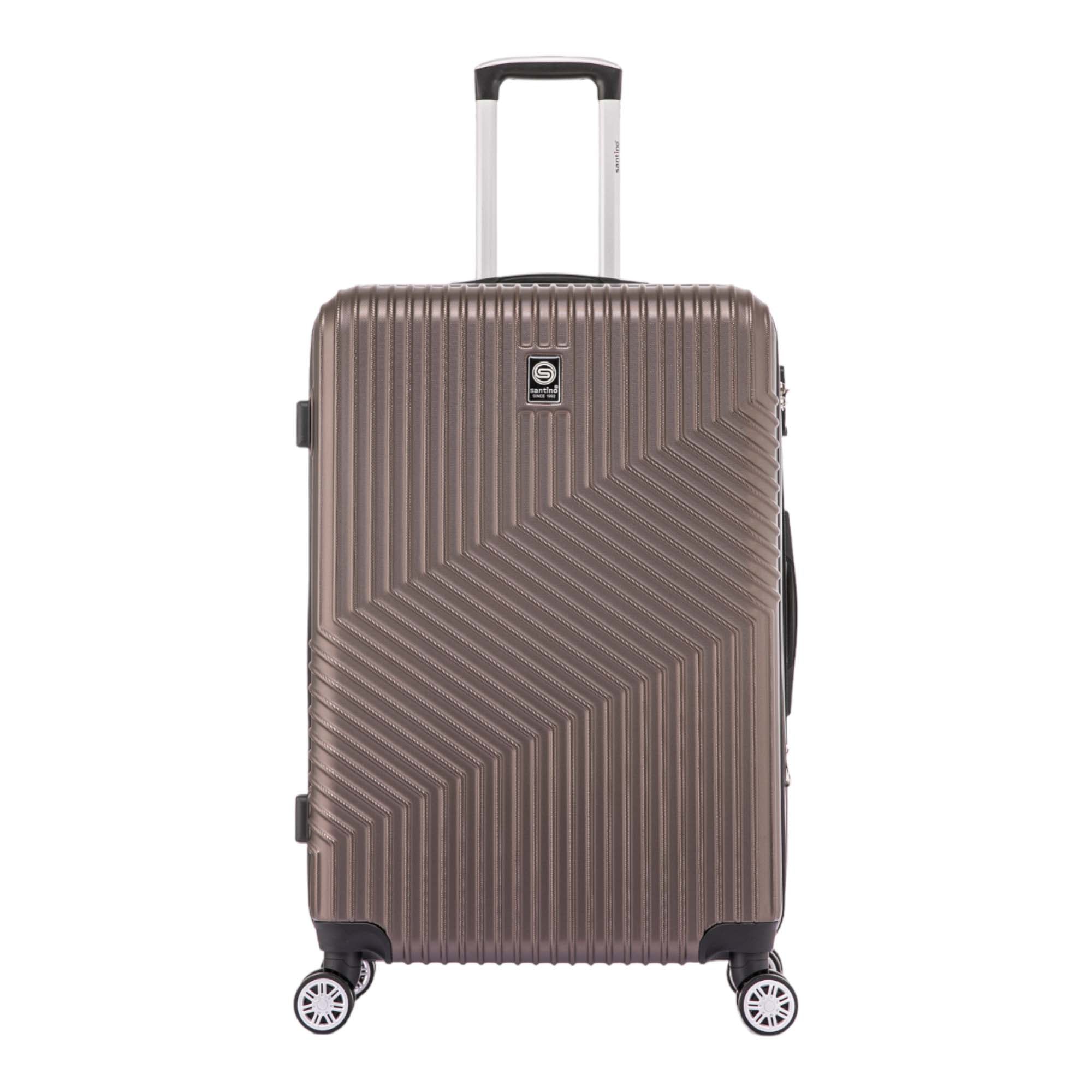 Santino Geometric Rigid 360° Travel Suitcase - ASAV7003G