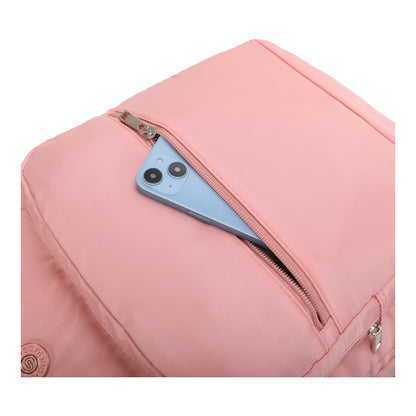 Oslo Pol Santino Laptop Backpack - SAN405U Light Pink