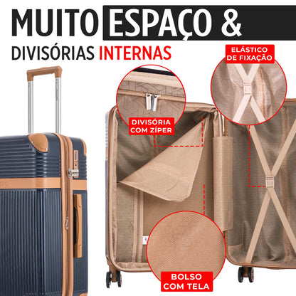 Kabri Rigid 360° Santino G Travel Suitcase - ABEV408G