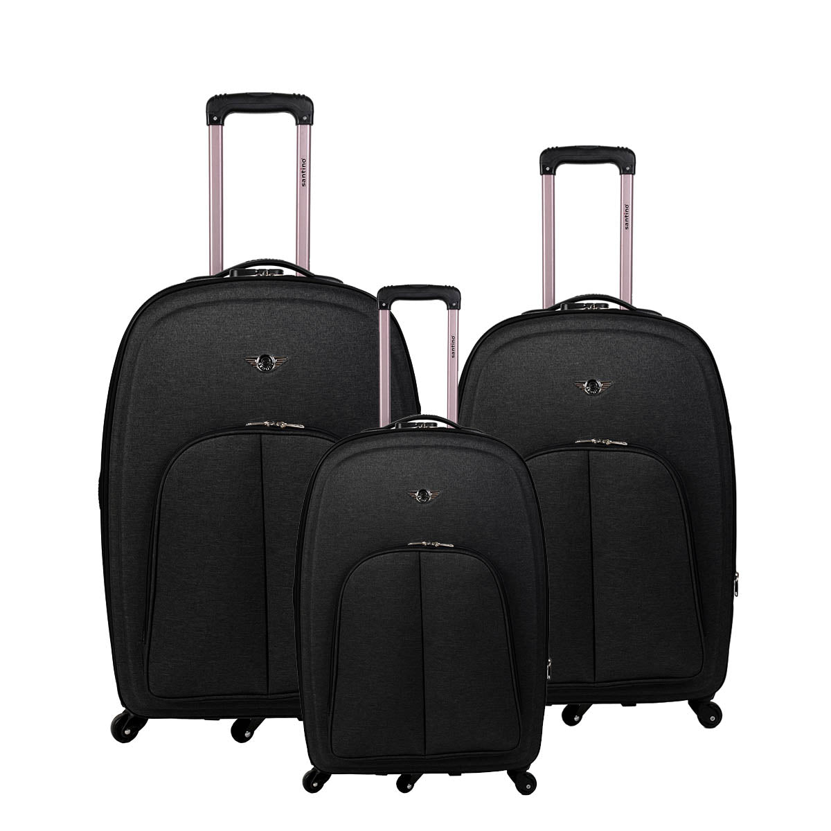 Wenzhou 3 Piece Luggage Set with 360º Wheels Santino - MZV12003J