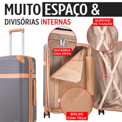 Kabri Rigid 360° Santino G Travel Suitcase - ABEV408G