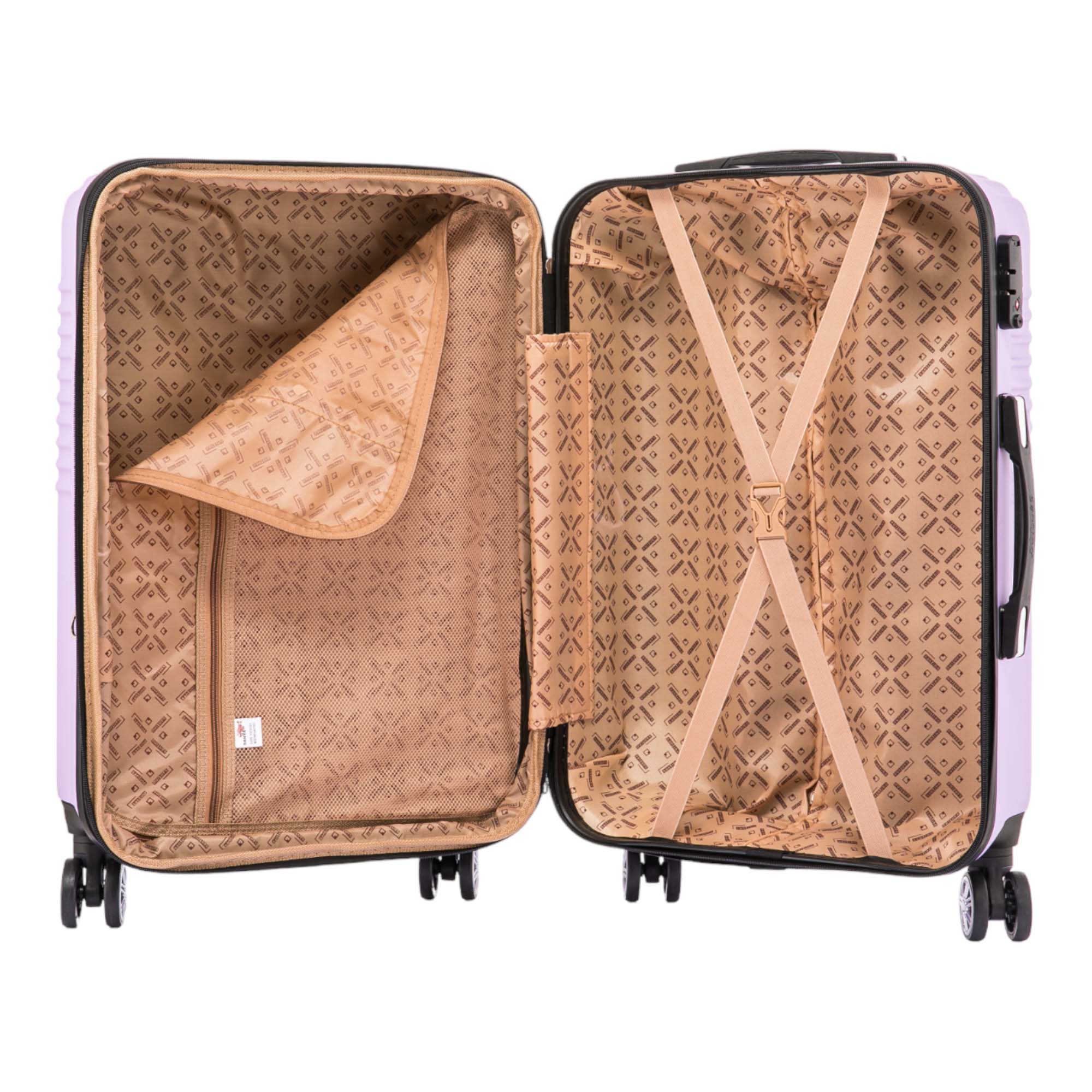 Santino Geometric Rigid 360° Suitcase - ASAV7003M