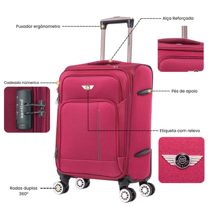 Little Havana Super Light 360° Santino Carry-On Suitcase - ALKV501P