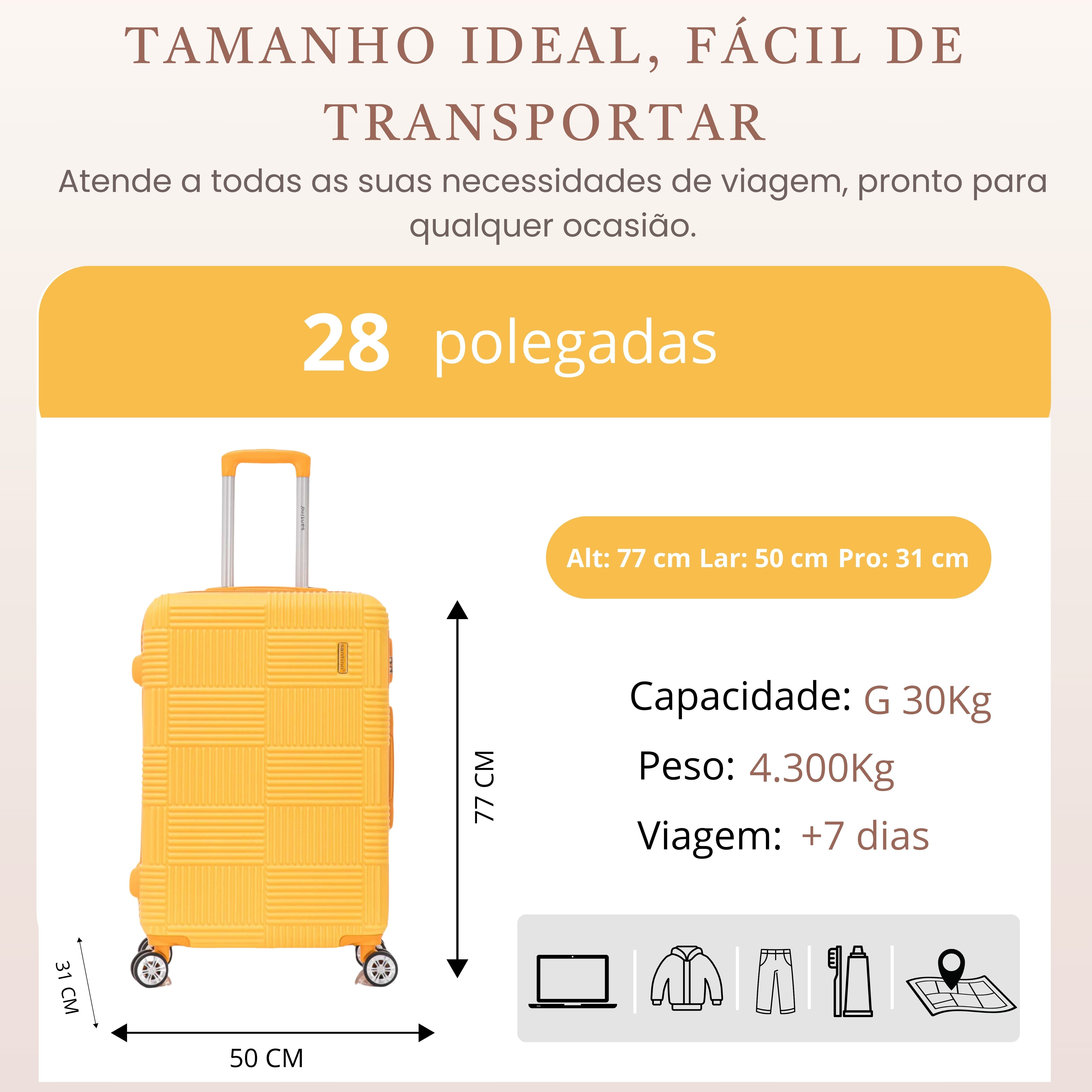 Santino G 360° Ocean Drive Hardside Suitcase - MZV503G