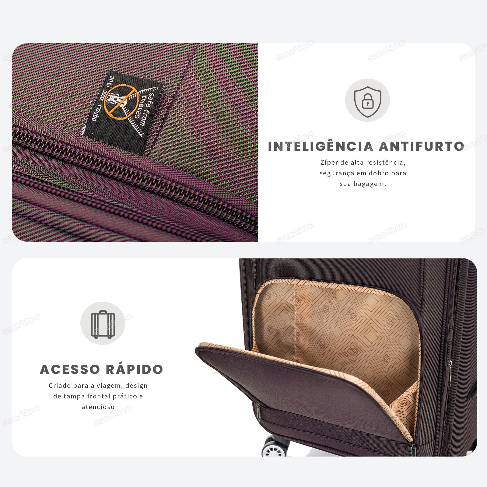 Little Havana Super Light 360° Santino Carry-On Suitcase - ALKV501P