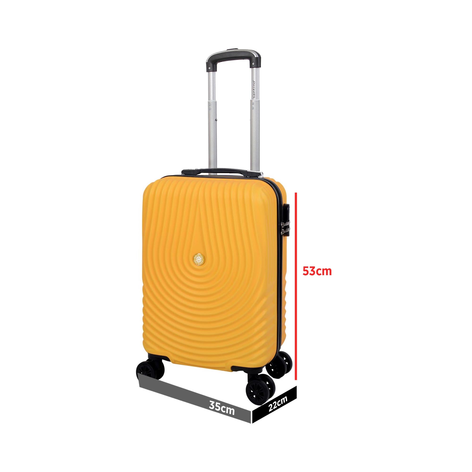 Vancouver Rigid Carry-On Suitcase with 4 Wheels 360º Santino AMZV205S