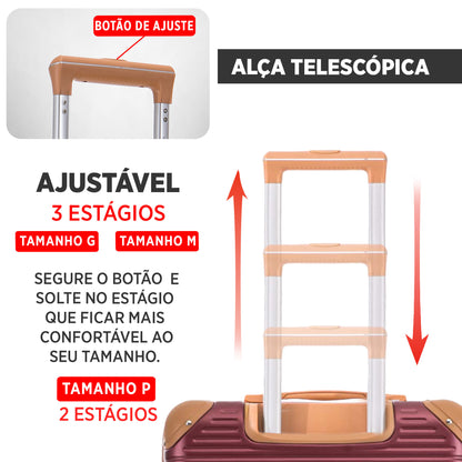Kabri Rigid 360° Santino G Travel Suitcase - ABEV408G