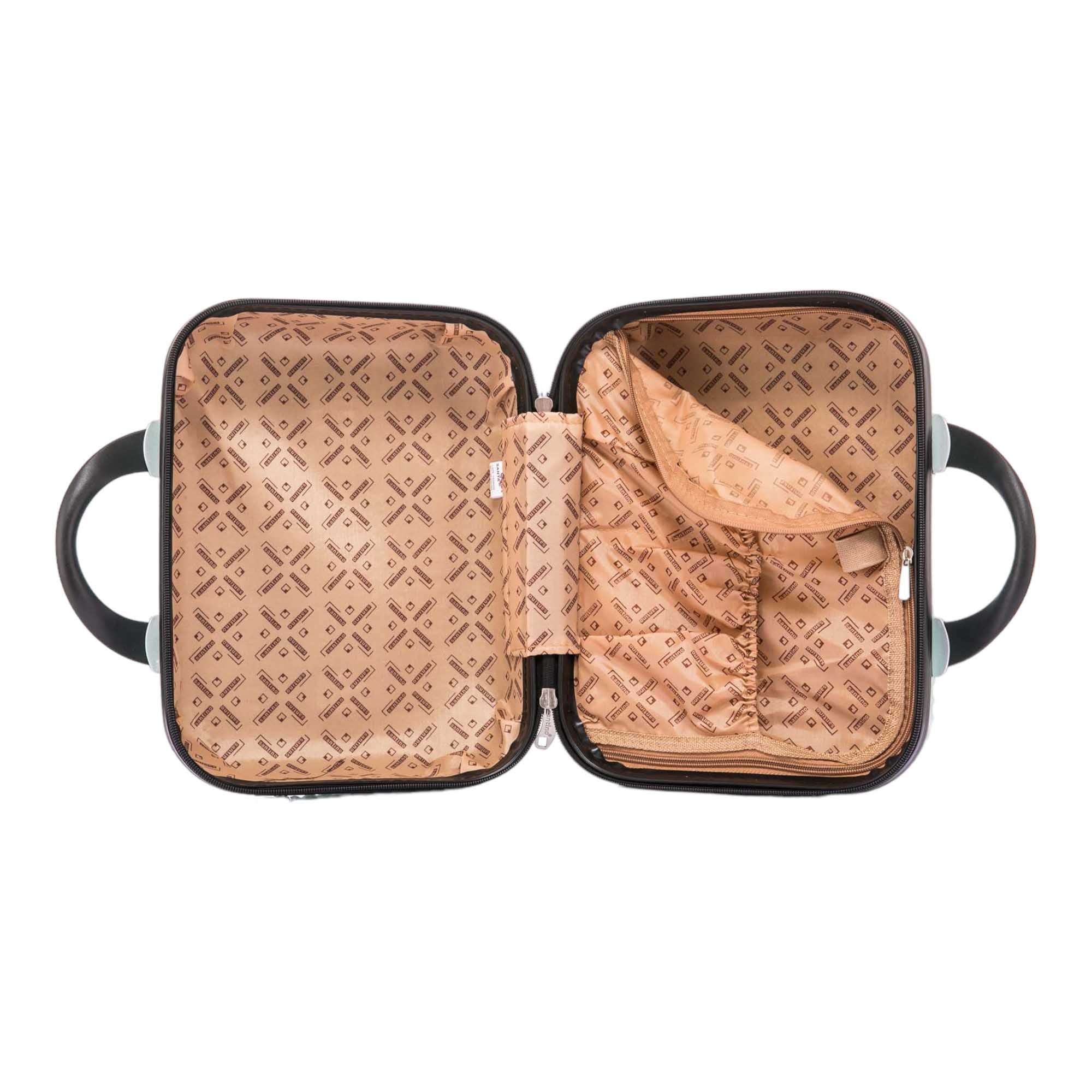 Santino M Geometric Rigid Toiletry Bag - ASAF7003M
