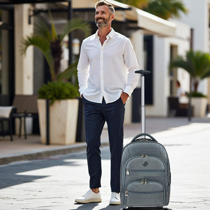 Corcovado Laptop Backpack with Wheels Santino SAC193U