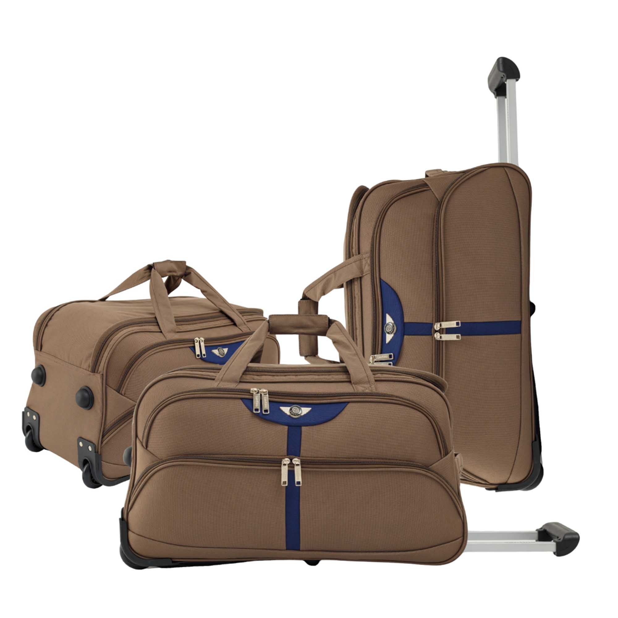 Santino 3-piece Panay Polyester Travel Bag Set - NDS502J