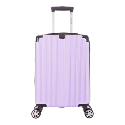 Santino AMZV204P Dublin Rigid Carry-On Suitcase with 4 Double Wheels