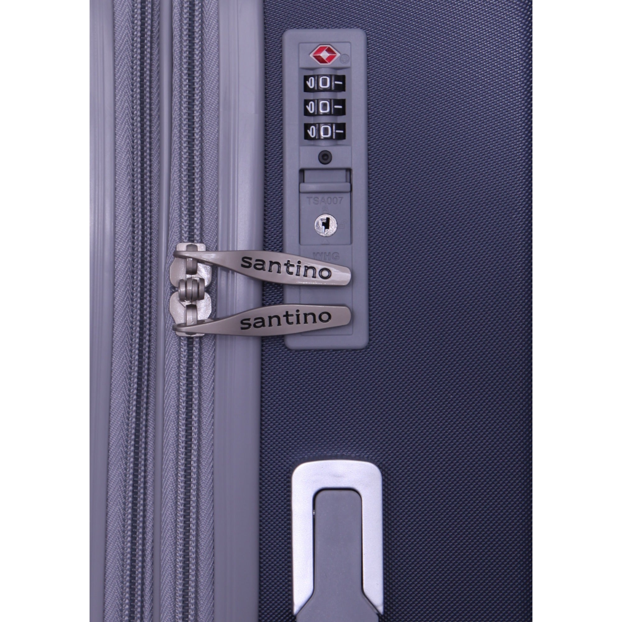 Santino SDV601J 3-Piece Long Beach Hardside Suitcase Set
