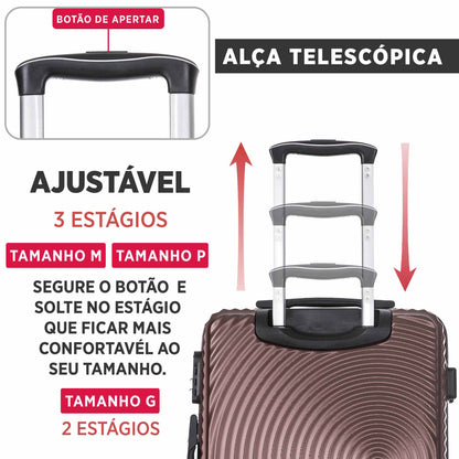 Santino 360° Tokyo Hardside Suitcase 