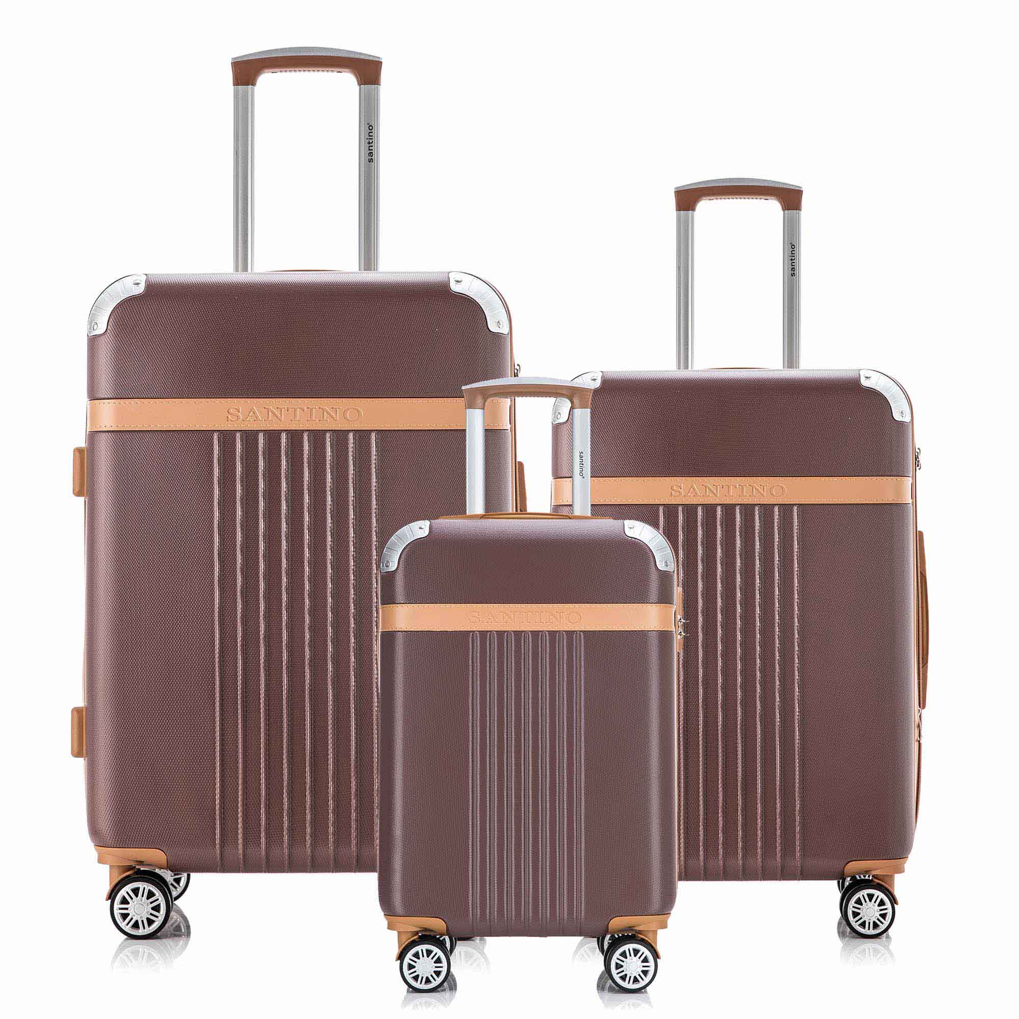 Santino Athena 3-Piece Rigid 360º Luggage Set - BGV182J