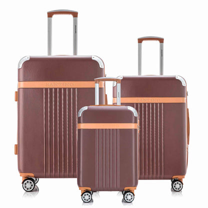 Santino Athena 3-Piece Rigid 360º Luggage Set - BGV182J