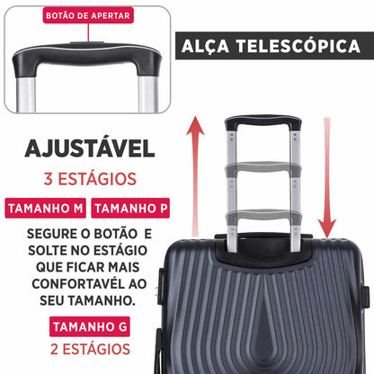 Santino 360° Berlin Hardside Suitcase