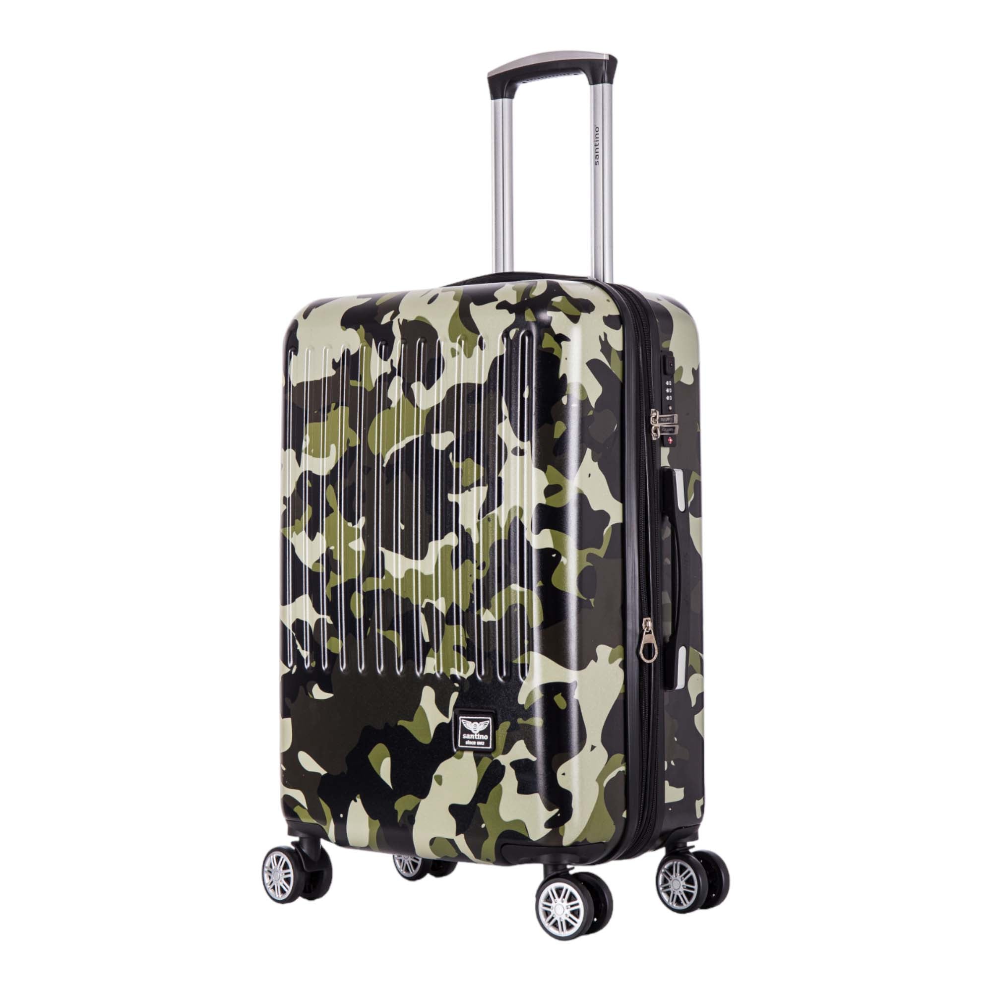 Santino M 360° Camouflage Hardside Travel Suitcase - AHSV220M