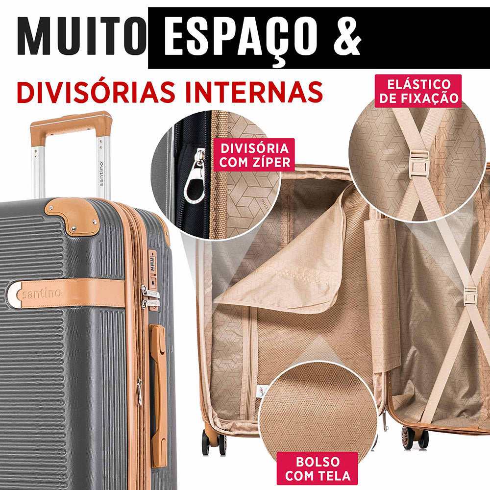 Nice Rigid 360° Santino G Travel Suitcase - ABEV407G