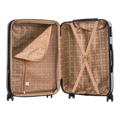 Santino Geometric Rigid 360° Travel Suitcase - ASAV7003G