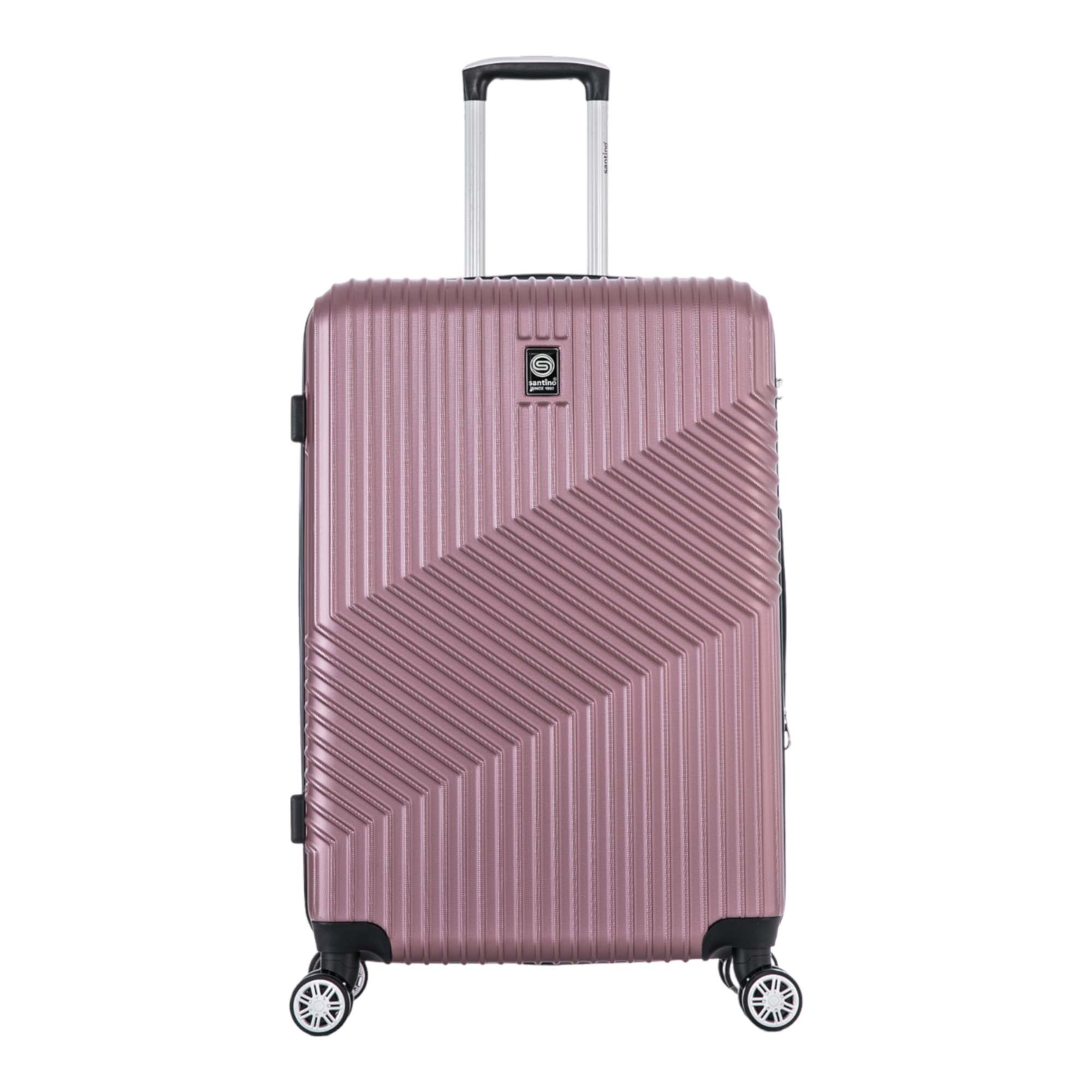 Santino Geometric Rigid 360° Travel Suitcase - ASAV7003G