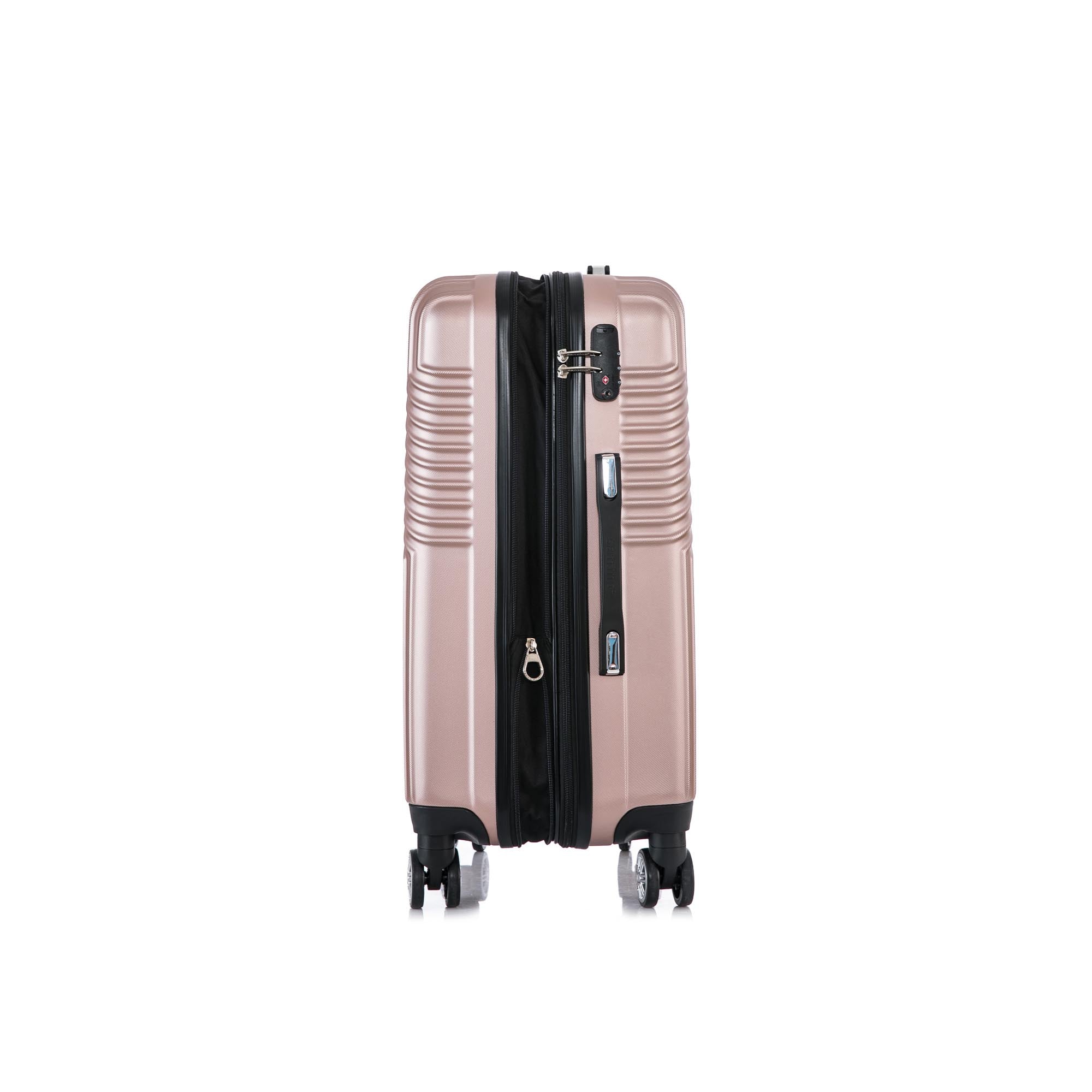 Santino Geometric 3-Piece Rigid 360° Luggage Set - SAV7003J