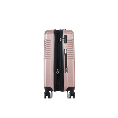 Santino Geometric 3-Piece Rigid 360° Luggage Set - SAV7003J