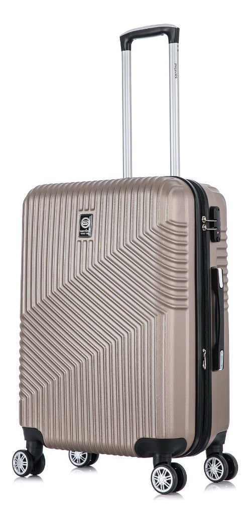 Santino Geometric Rigid 360° Suitcase - ASAV7003M