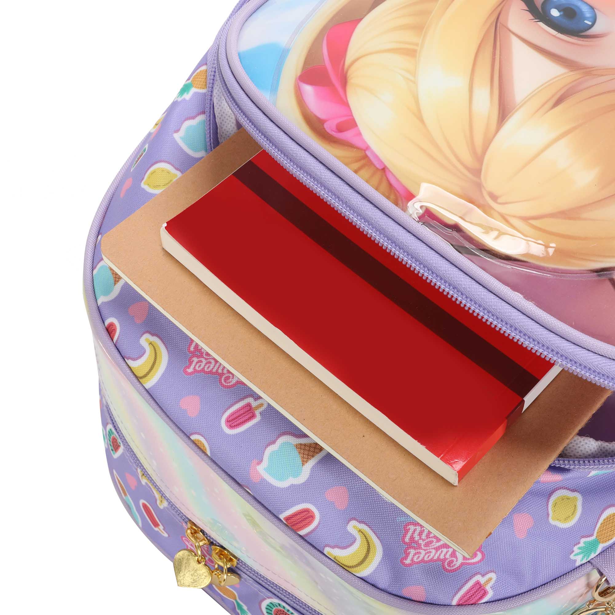 Sweet Girl Ice Cream by Santino Children's Backpack - SGM20U - Lílas