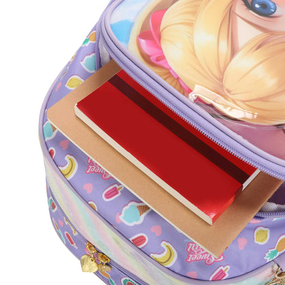 Sweet Girl Ice Cream by Santino Children's Backpack - SGM20U - Lílas