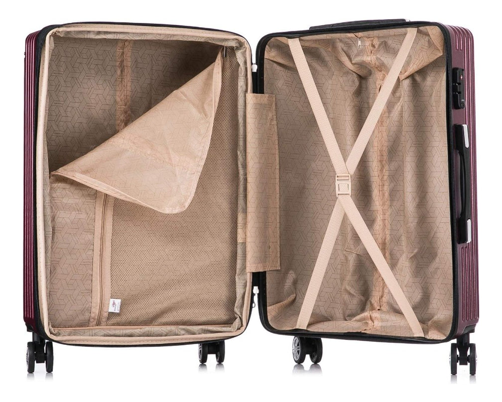 Santino 360° Hardside Dublin Suitcase Black M - AMZV204M