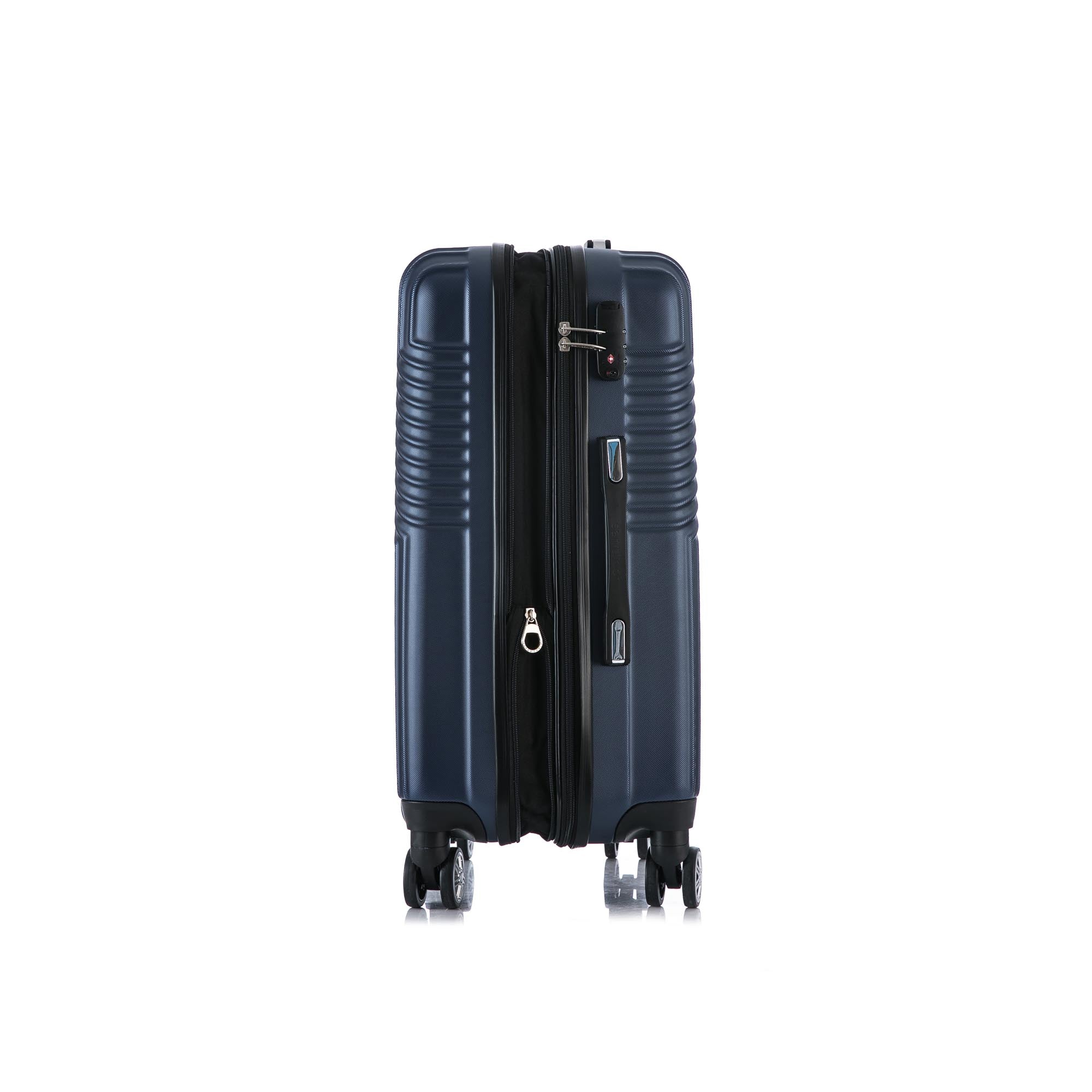 Santino Geometric 3-Piece Rigid 360° Luggage Set - SAV7003J
