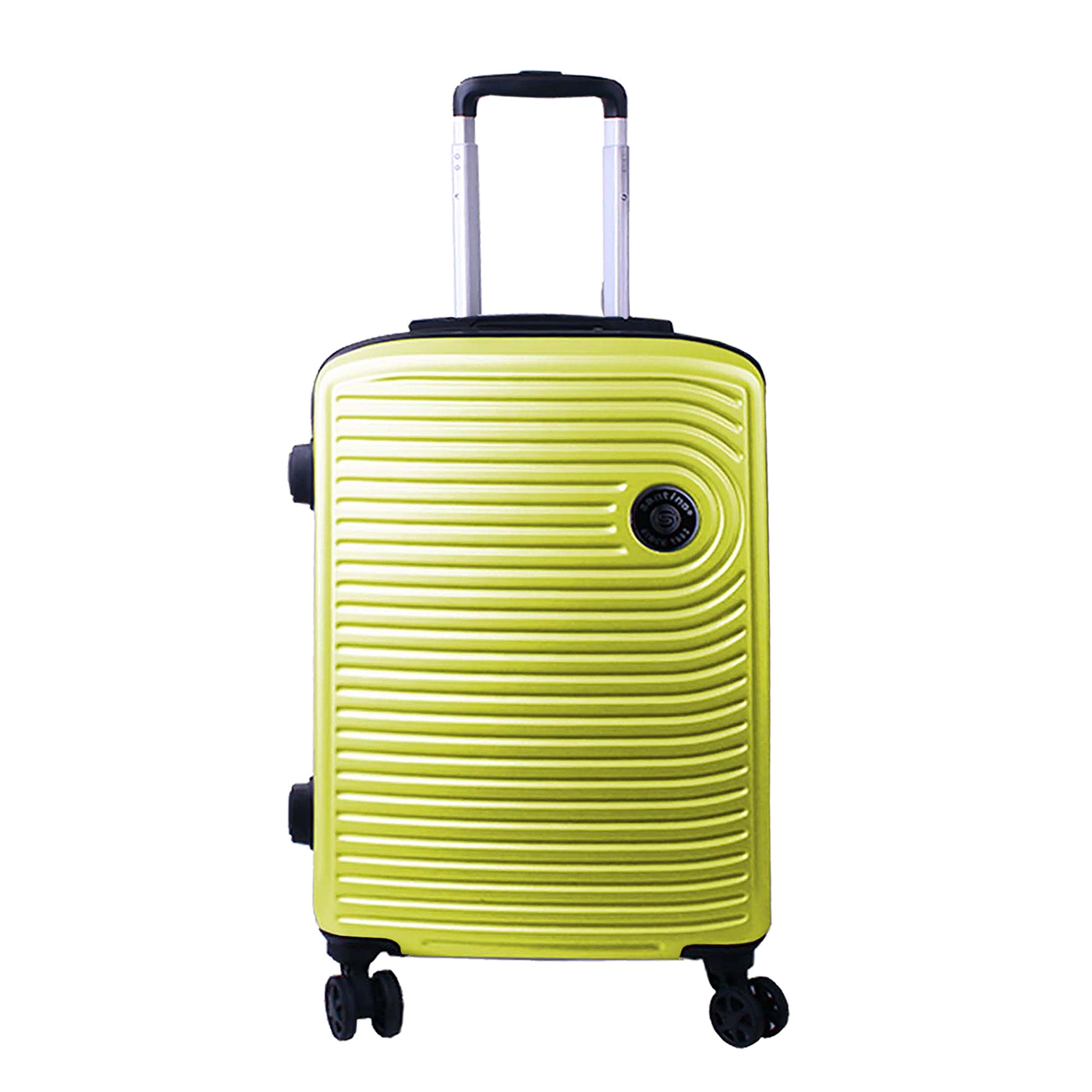 Santino 360° Malaysia Travel Suitcase Color: Yellow