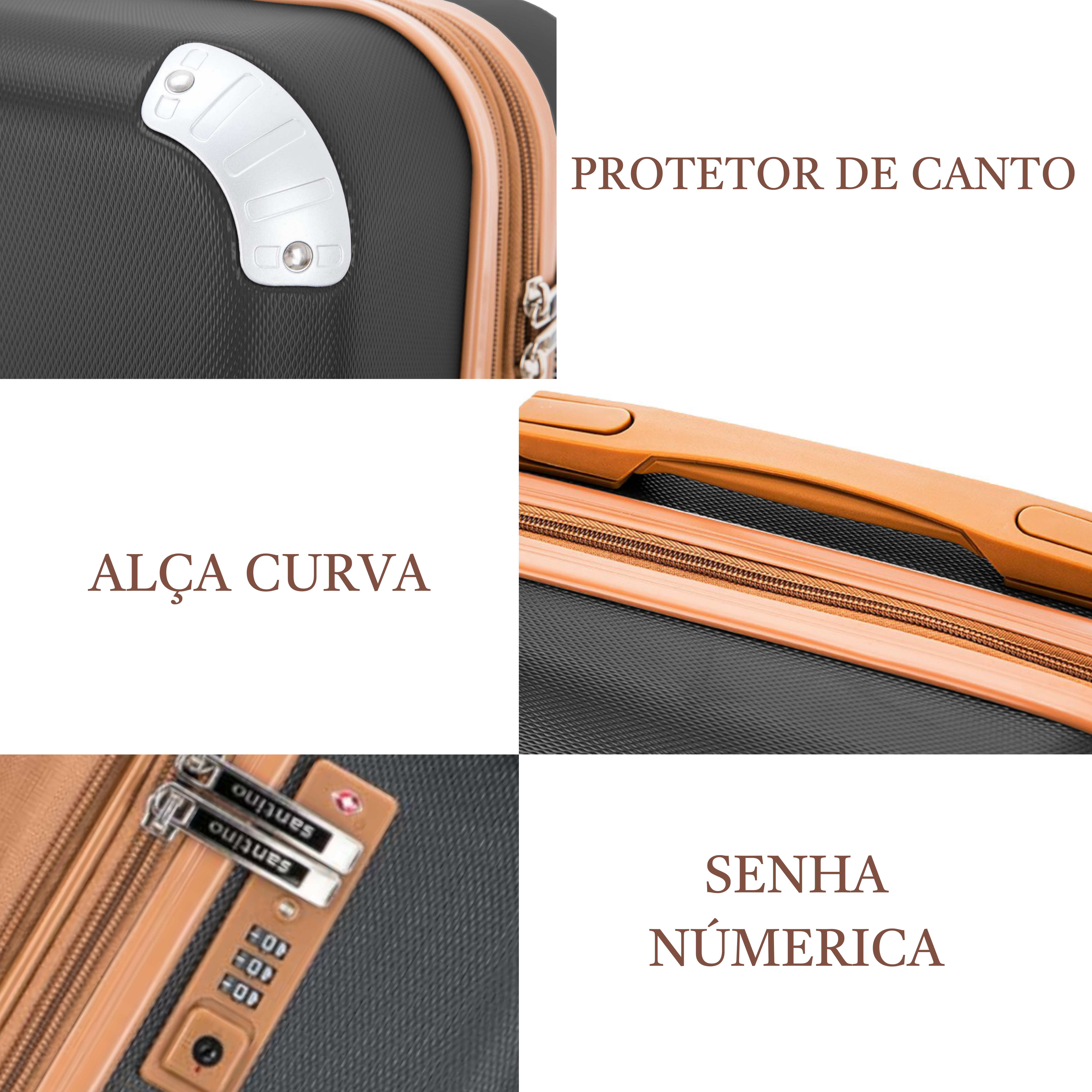 Athena 360° Santino M Rigid Suitcase - ABGV182M