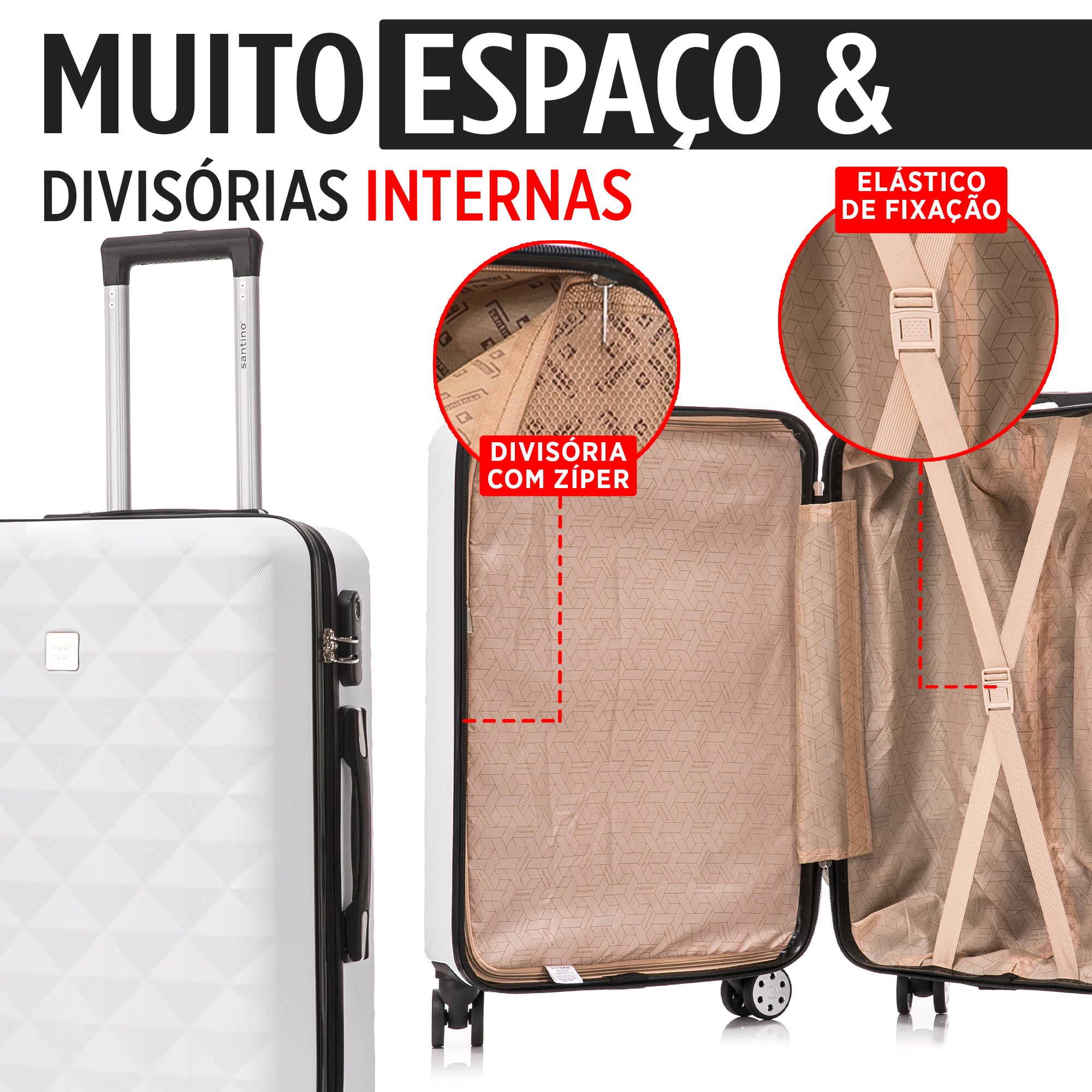 Madrid Rigid 360º Santino Carry-On Suitcase - ABEV501P