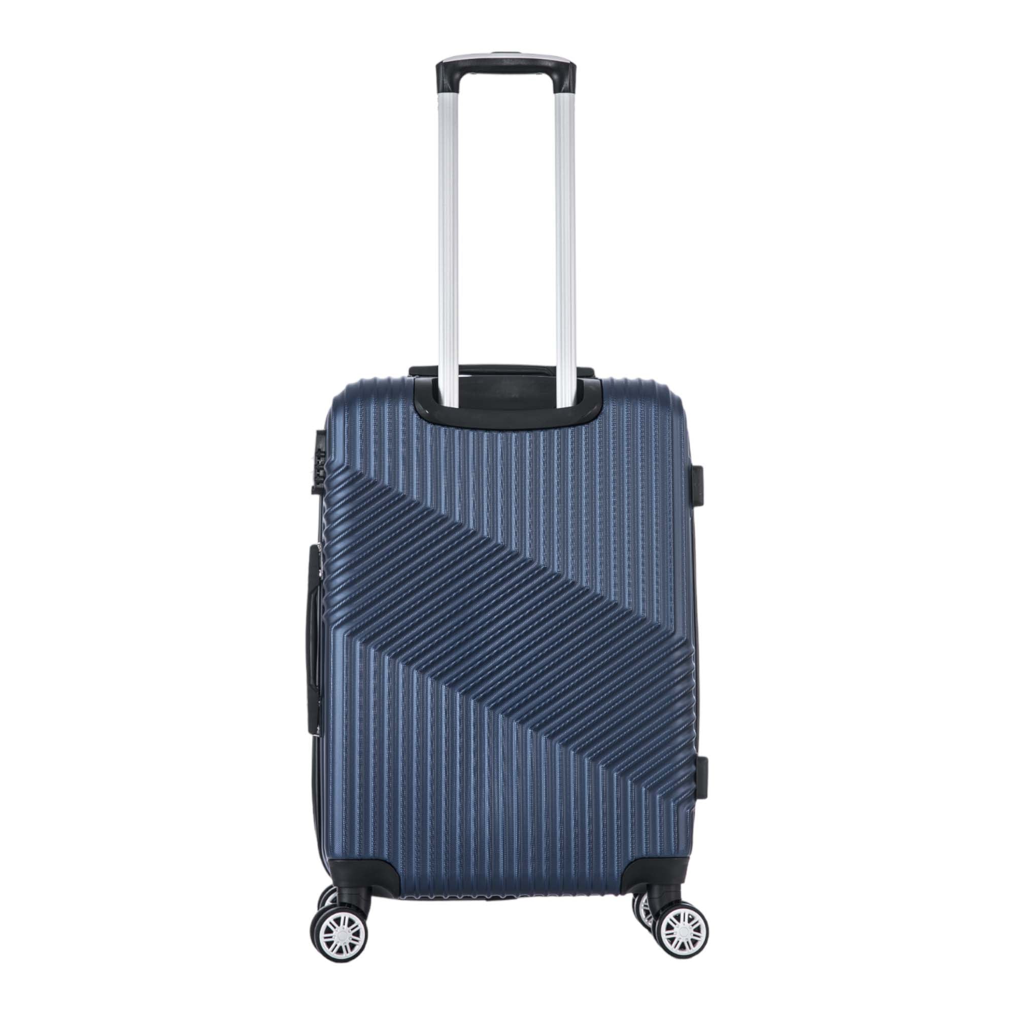 Santino Geometric Rigid 360° Travel Suitcase - ASAV7003G