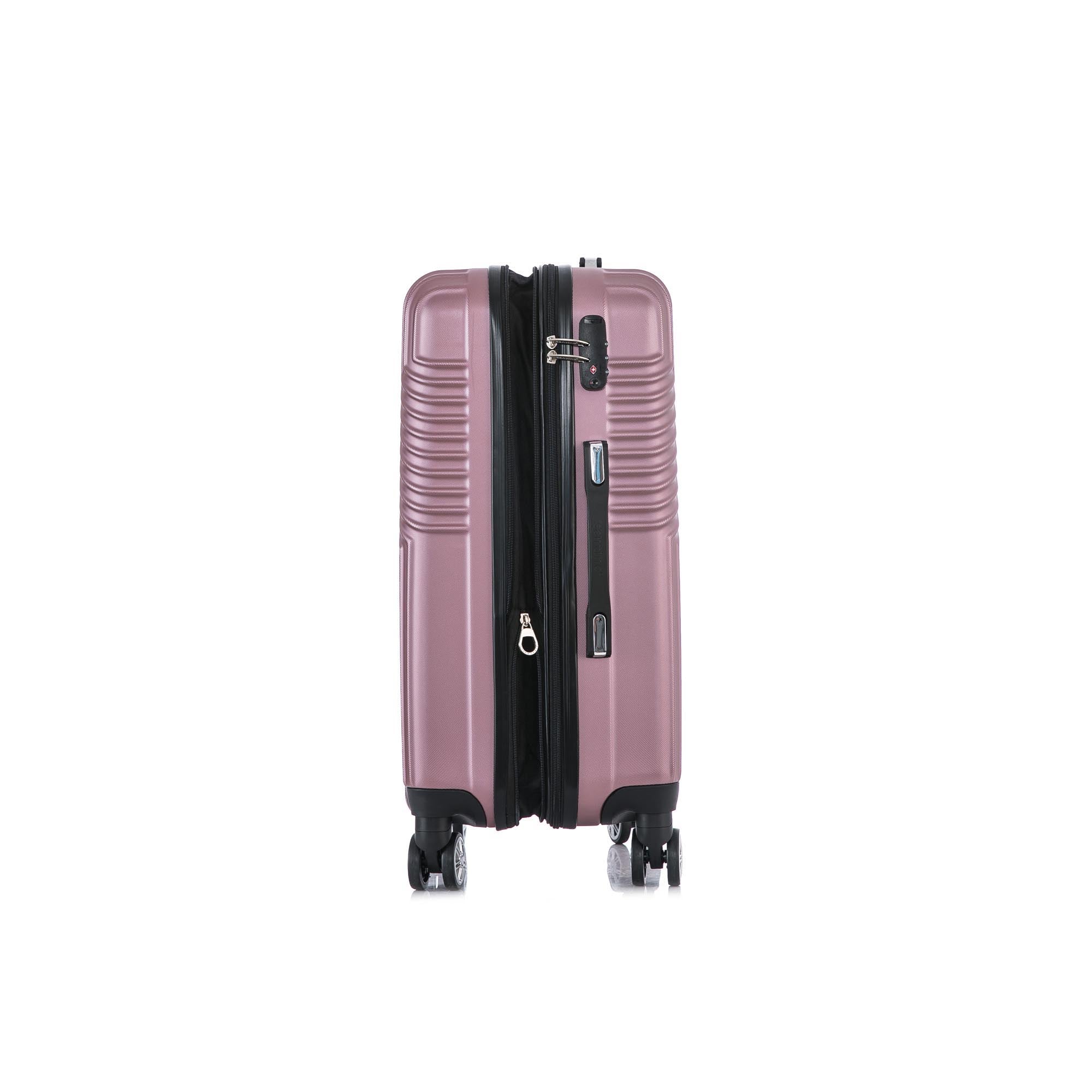 Santino Geometric 3-Piece Rigid 360° Luggage Set - SAV7003J