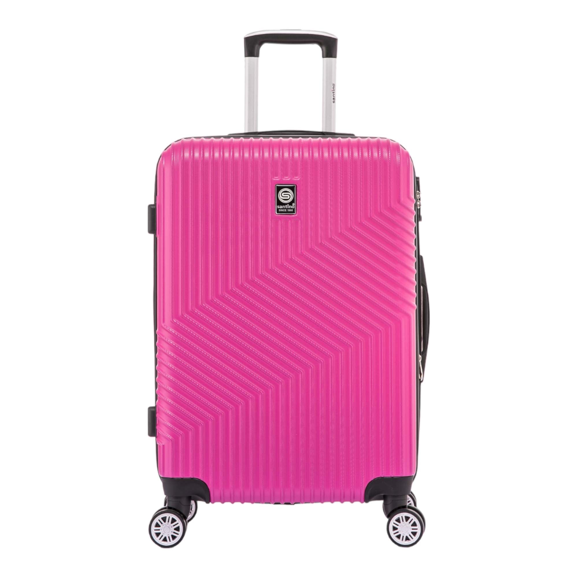 Santino Geometric Rigid 360° Travel Suitcase - ASAV7003G